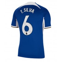 Dres Chelsea Thiago Silva #6 Domáci 2023-24 Krátky Rukáv